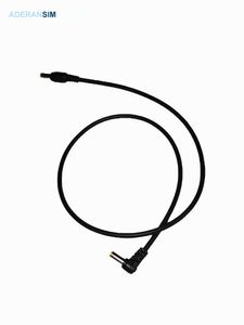 کابل آداپتور نری صاف 2.1به نری چپقی 2.1mm