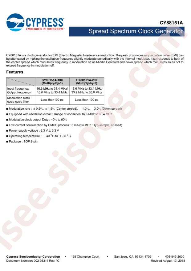 Infineon/CYPRESS MB88151APNF-G-100-JNEFE1