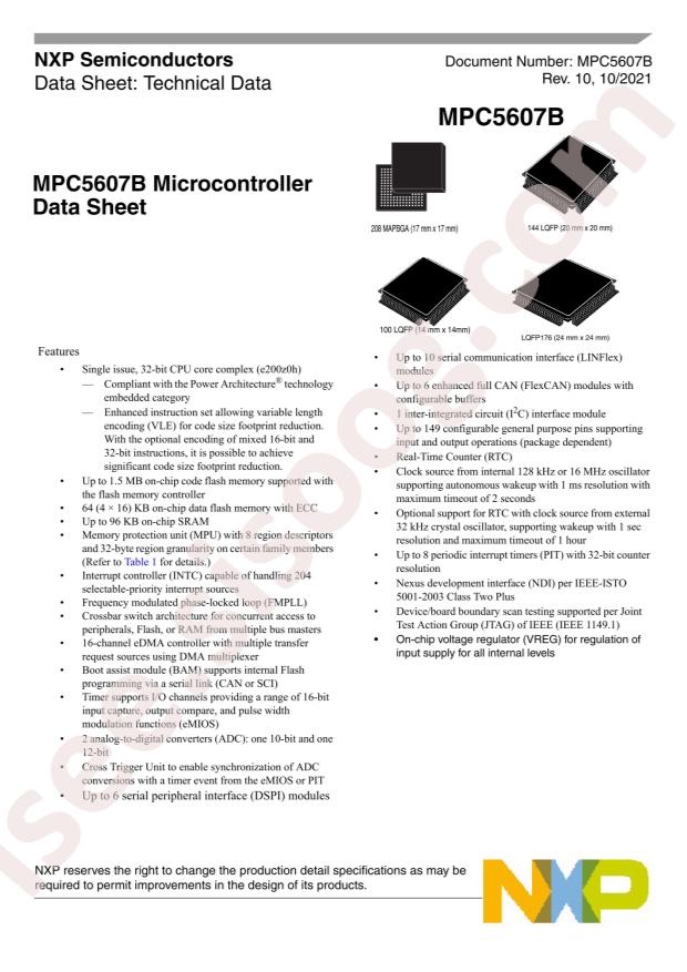 NXP Semicon SPC5604CK0MLL6