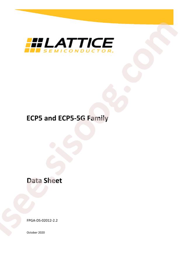 Lattice LFE5UM-45F-7BG554I