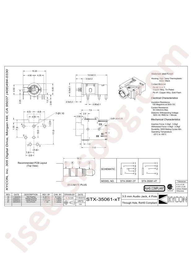 Kycon STX-35061-3T