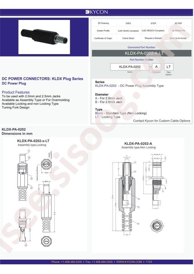 Kycon KLDX-PA-0202-A-LT