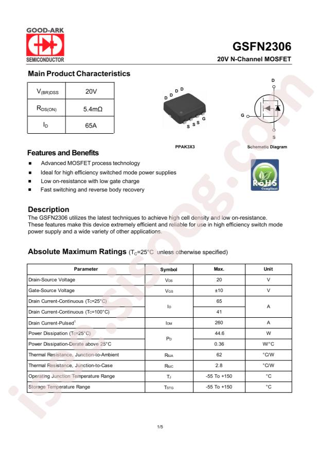 Suzhou Good-Ark Elec GSFN2306