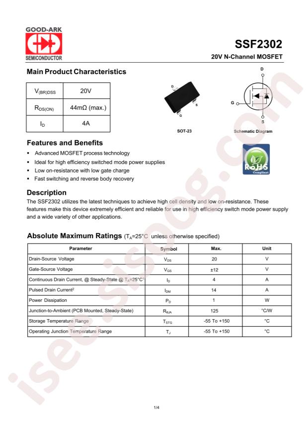 Suzhou Good-Ark Elec SSF2302