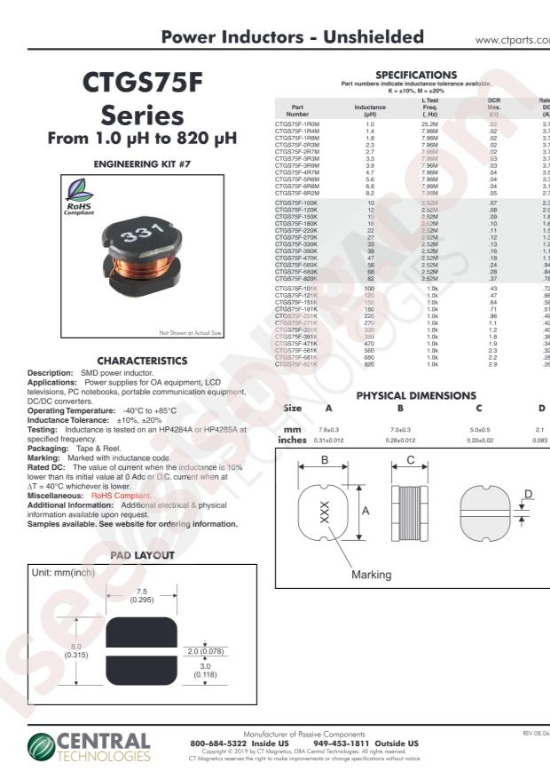 Central CTGS75F-120K