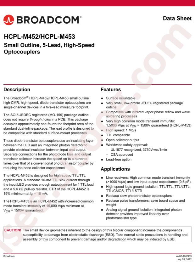 Broadcom HCPL-M453-000E