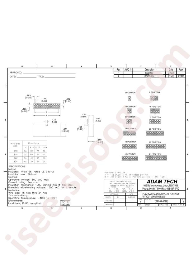 ADAM TECH DMF-12-W-NE