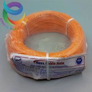 سیم افشان 1*0/25 نارنجی حلقه 100متری تمام مس حس کابل