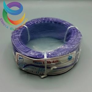 سیم افشان 1*0/25 بنفش حلقه 100متری تمام مس حس کابل