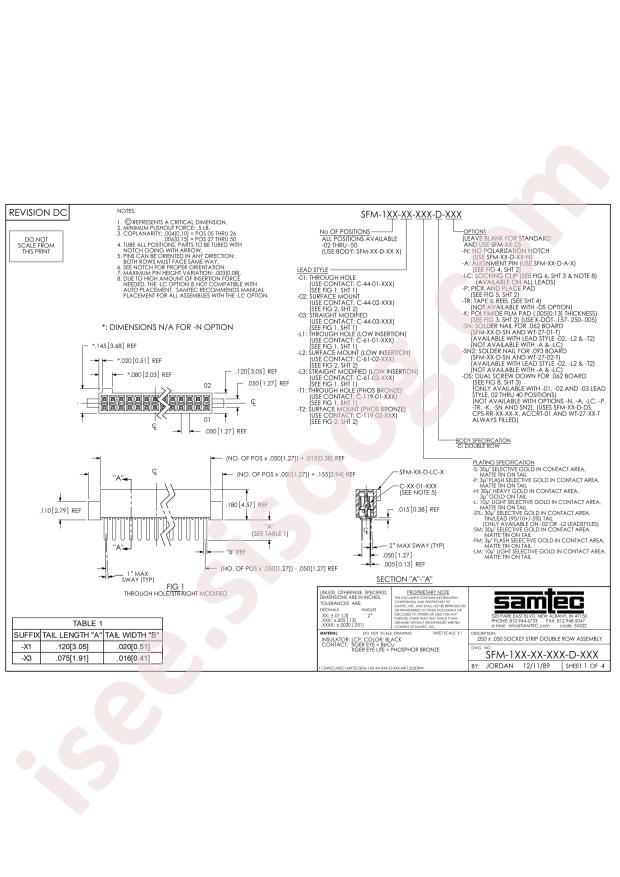 Samtec SFM-131-02-L-D
