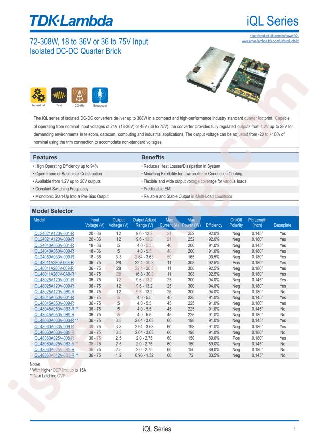 TDK IQL48060A033V-003-R