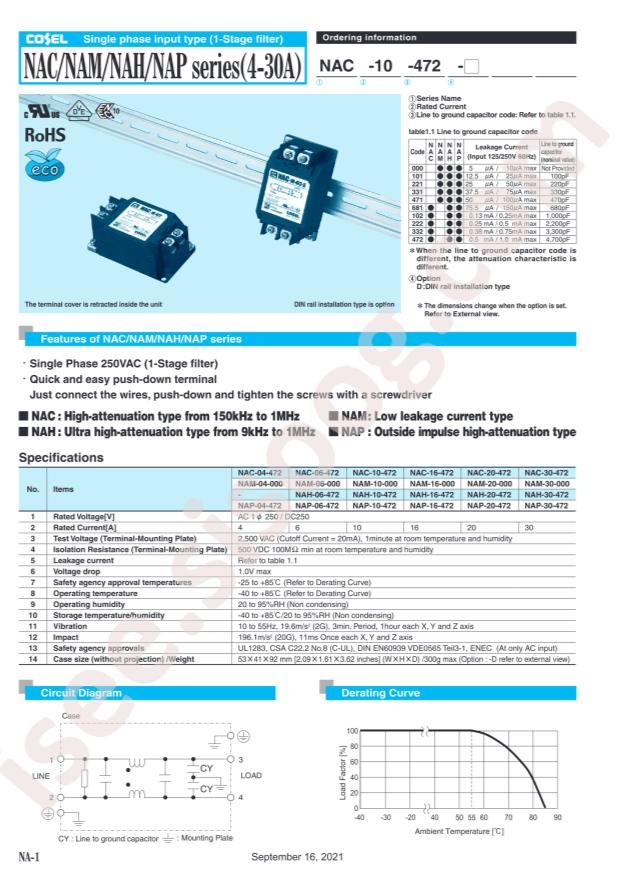 Cosel NAM-30-471-D