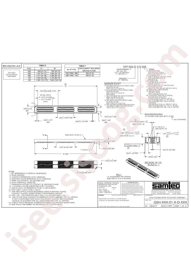 Samtec QSH-030-01-L-D-A-GP