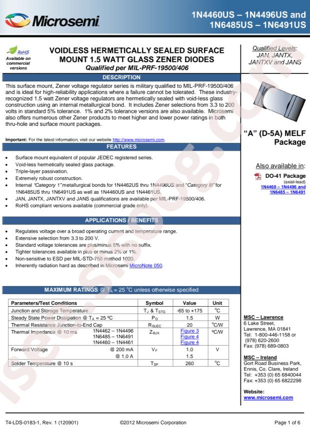 MICROCHIP 1N718
