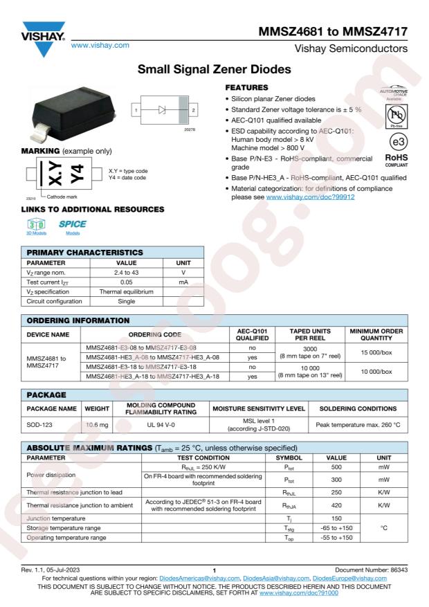 VISHAY MMSZ4694-E3-18