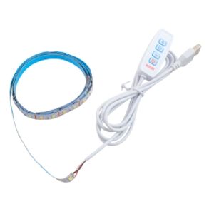 LED نواری دو رنگ مهتابی - آفتابی 5 ولت دارای کنترلر بین راهی