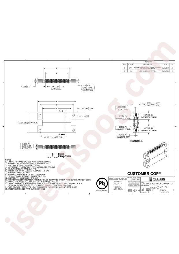 Sullins AAC35FSLD