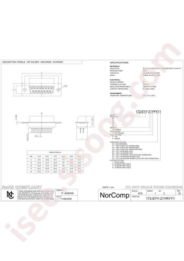 NorComp 172-E25-213R001