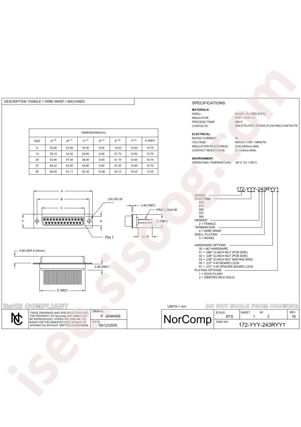 NorComp 172-009-243R021