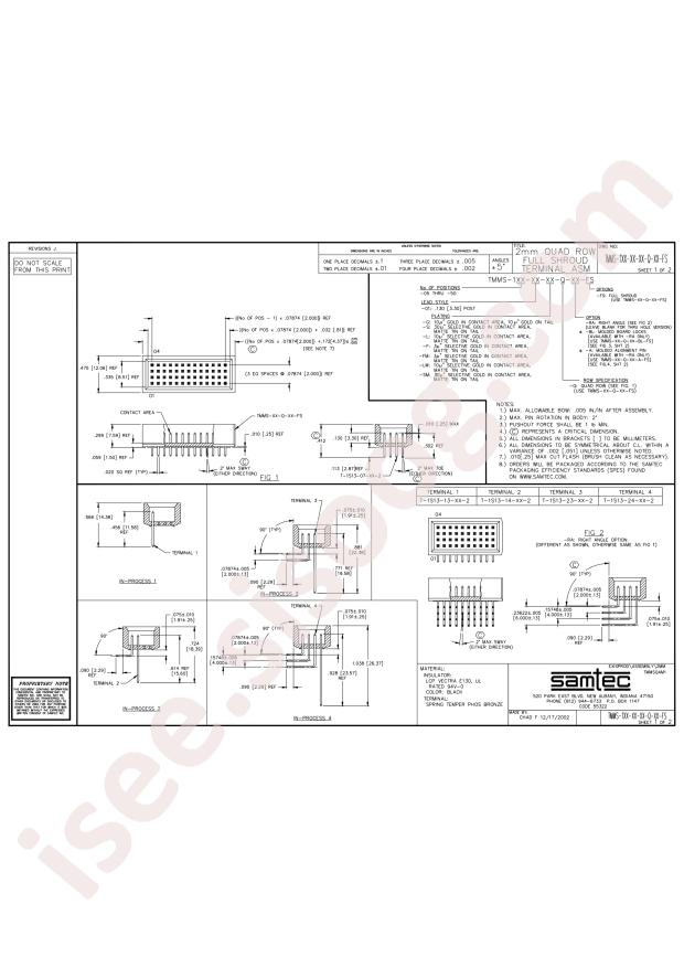 Samtec TMMS-150-01-G-Q-RA-FS