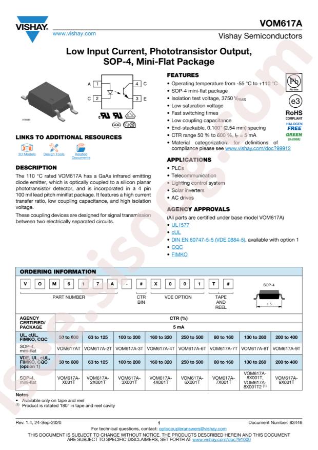 VISHAY VOM617A-5T