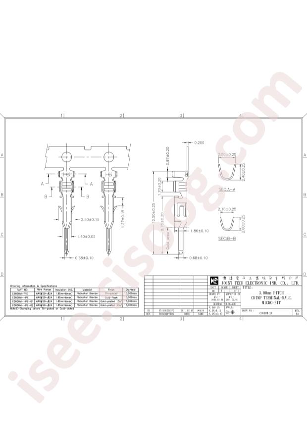 Joint Tech Elec C3030M-TPE