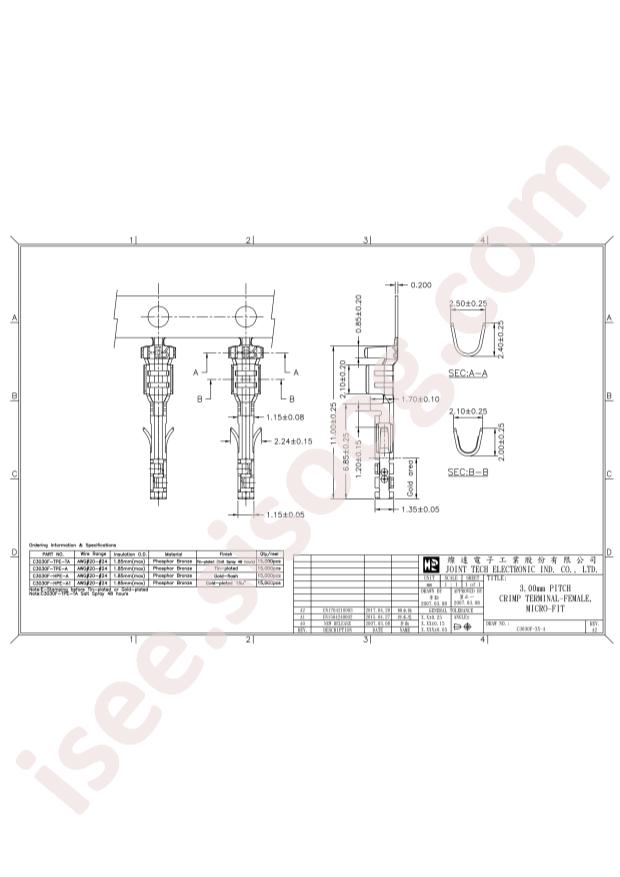 Joint Tech Elec C3030F-TPE-A