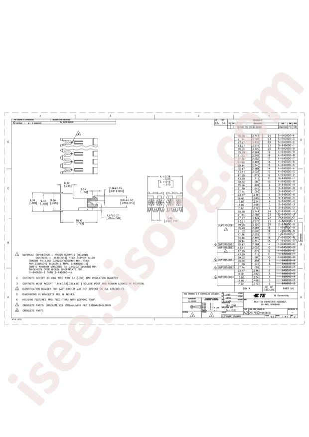 TE Connectivity 5-640600-0