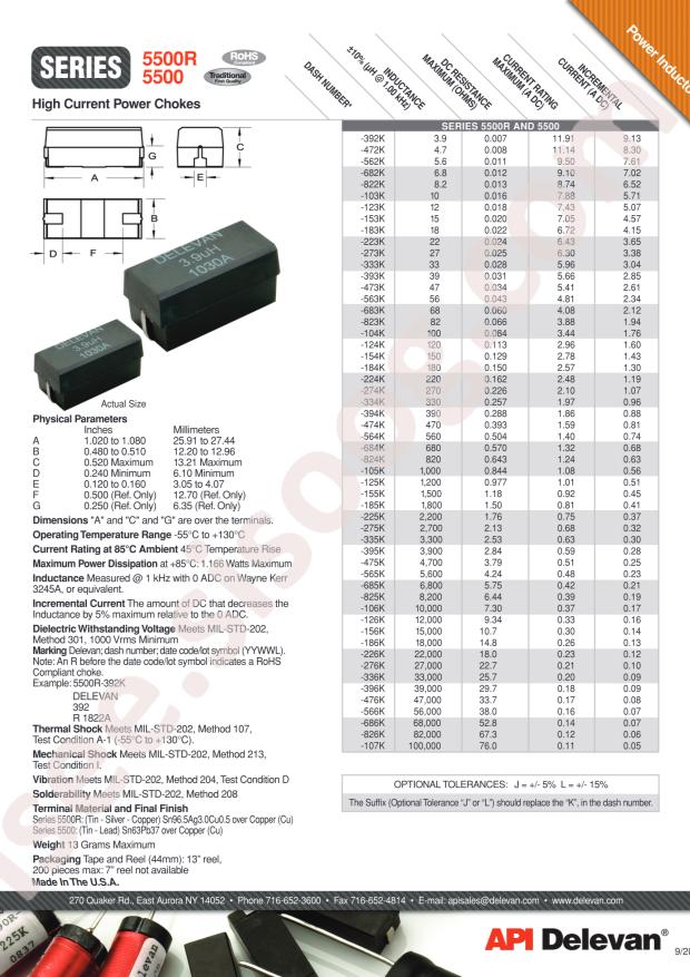 API Delevan 5500R-566J