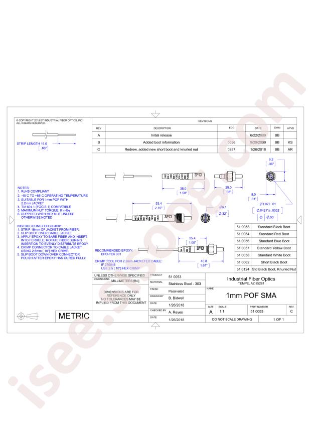 Industrial Fiber Optics, Inc. 510053