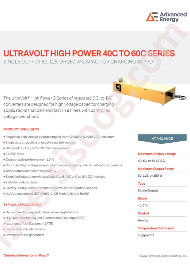 Advanced Energy 40C24-N125-WS-H-Z11