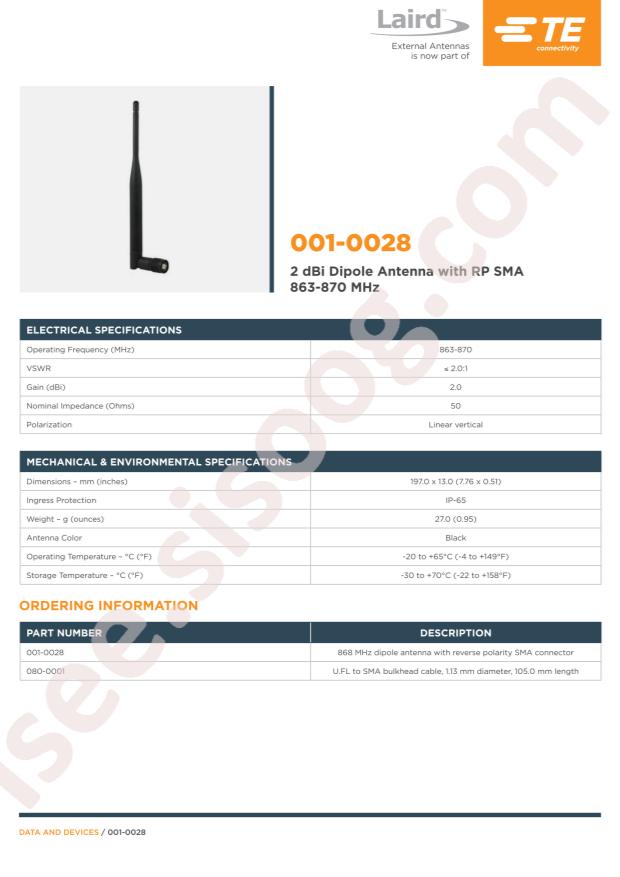 TE Connectivity 001-0028