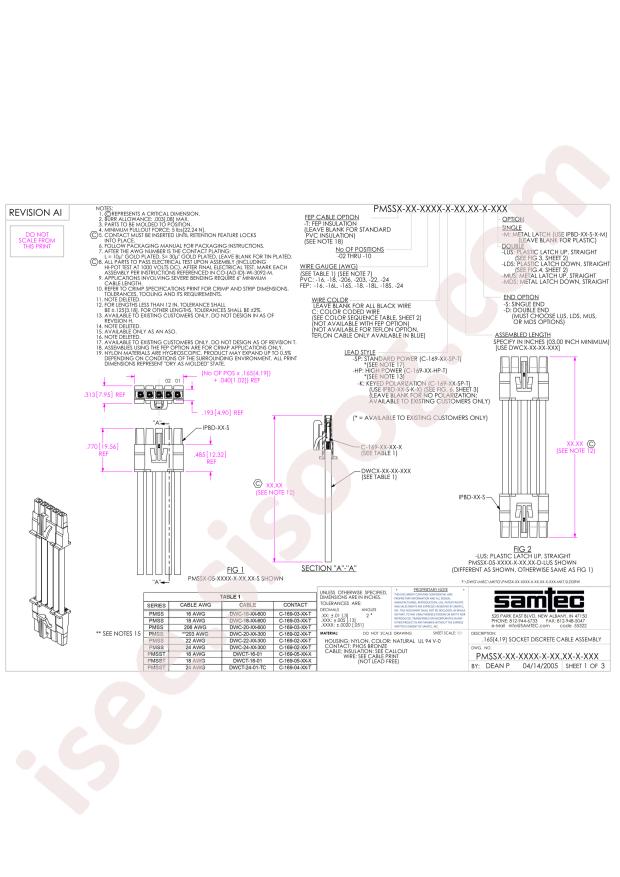 Samtec PMSS-08-16-K-05.00-D-LDS