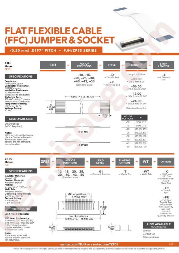 Samtec FJH-25-D-35.00-4
