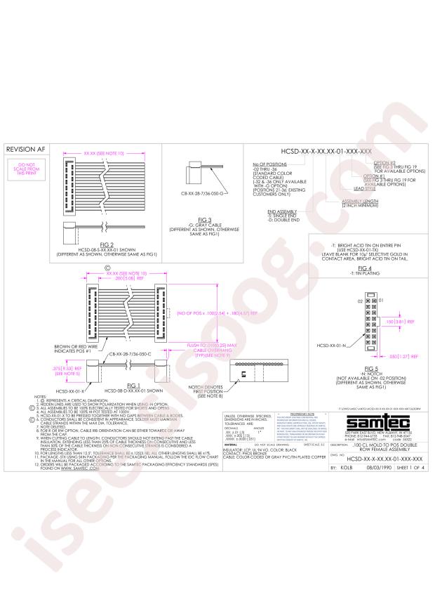Samtec HCSD-13-S-24.00-01-N