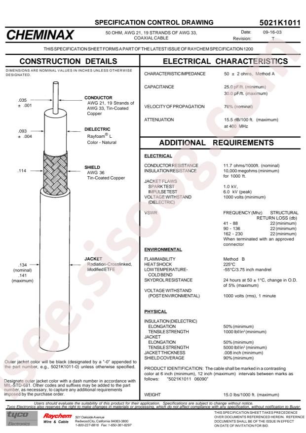 TE Connectivity 5021K1011-0