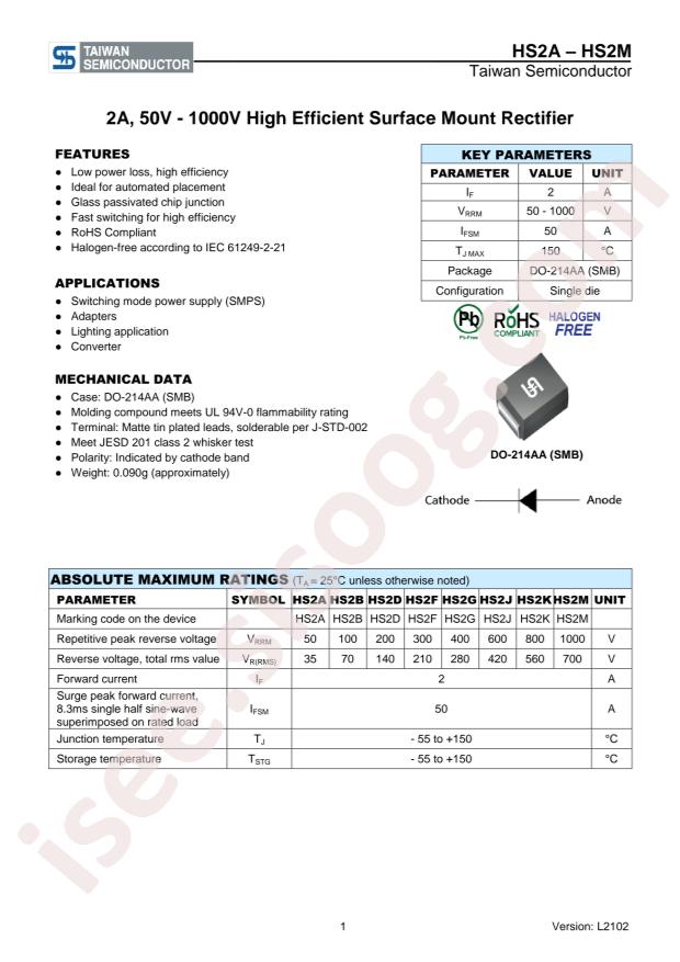 Taiwan Semiconductor HS2K