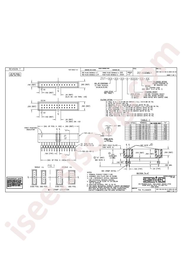 Samtec ZST-110-05-G-D-940-LL