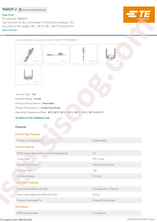 TE Connectivity 968429-2