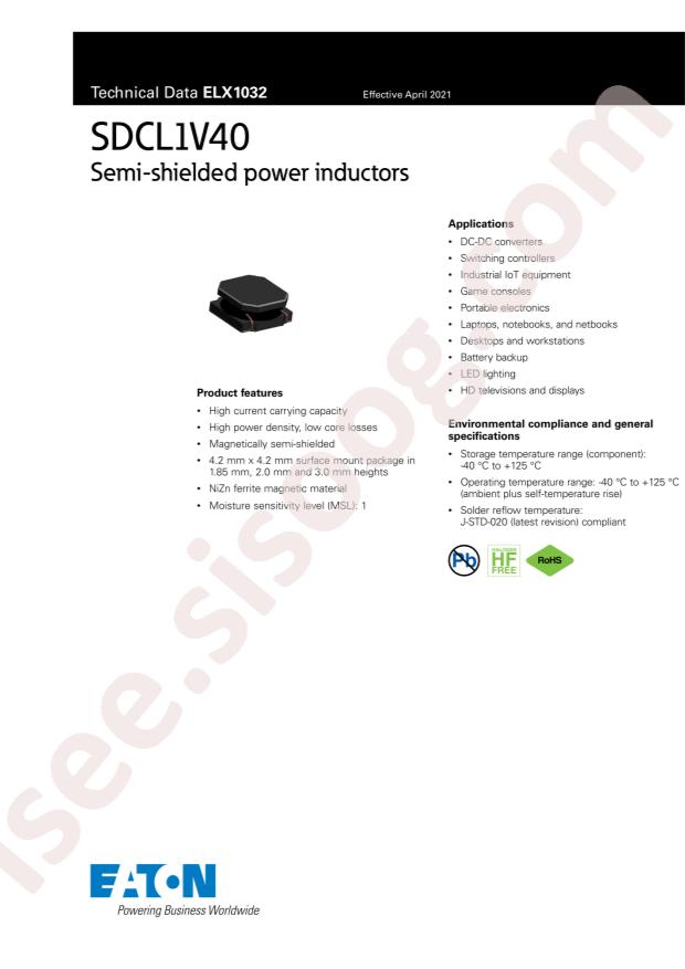 EATON SDCL1V4020-6R8M-R