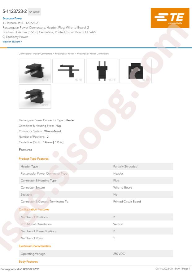 TE Connectivity 5-1123723-2