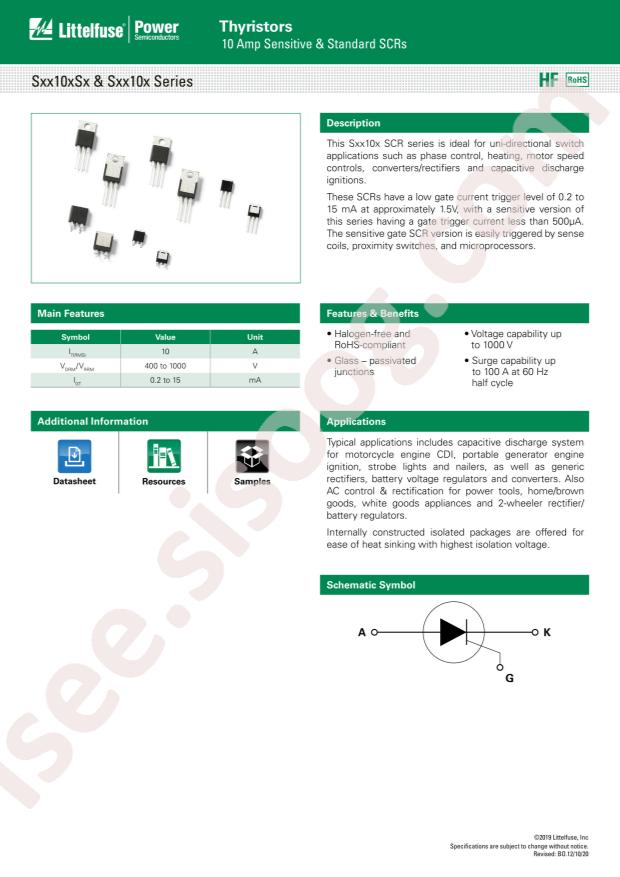 Littelfuse S8010DRP