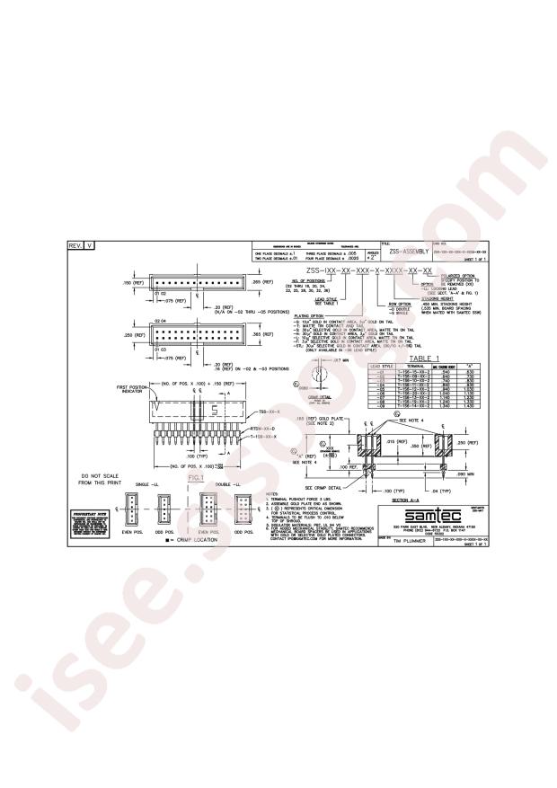 Samtec ZSS-120-09-S-D-1340