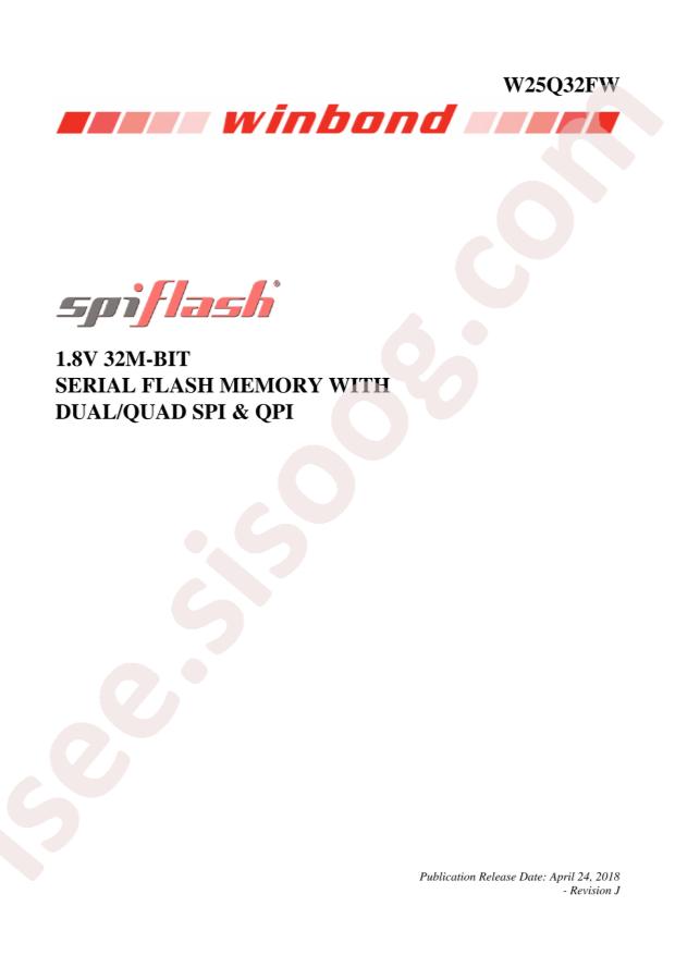 Winbond W25Q32FWSFIG TR