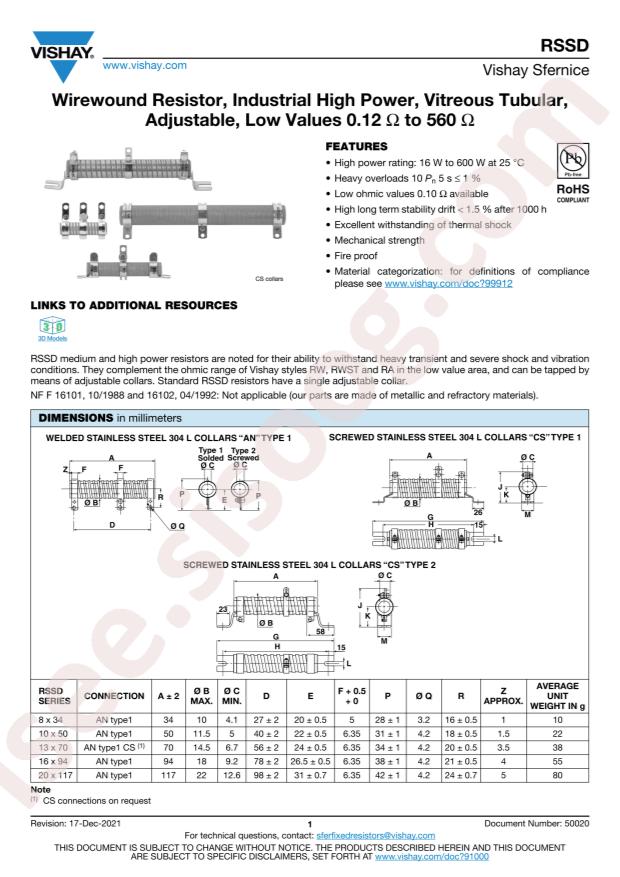 VISHAY RSSD30250AR470MB00