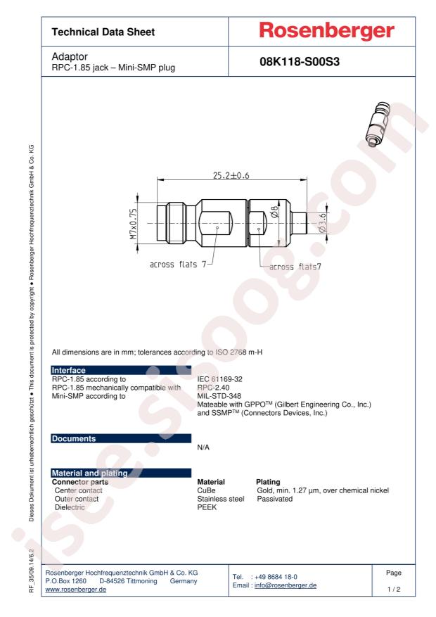 Rosenberger 08K118-S00S3