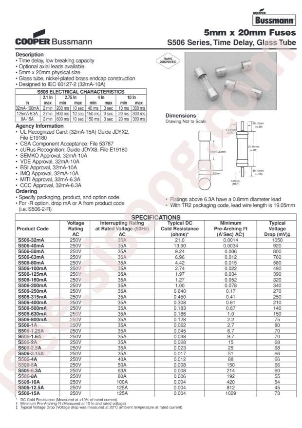 EATON BK/S506-800MA