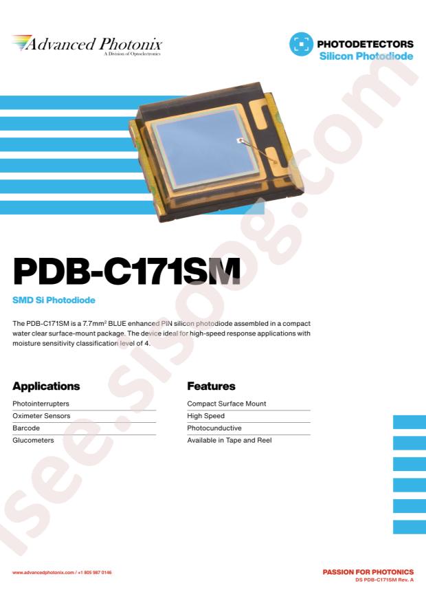 Advanced Photonix, Inc. PDB-C171SM