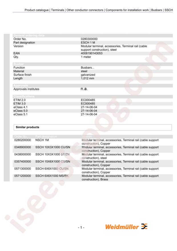 WEIDMULLER 0280300000