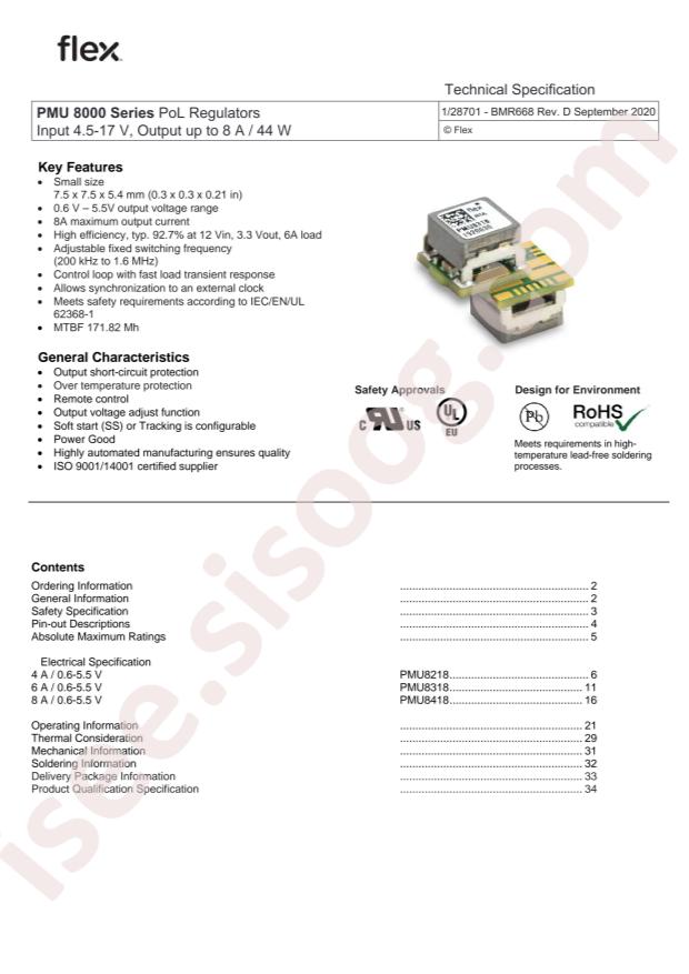 Flex Power Modules PMU8218 D